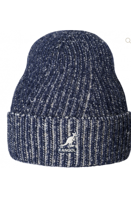 Kangol Hat - 2-Tone Cuff Pull On Navy / Beige